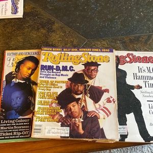 3 issues Rolling Stone magazine Run DMC MC Hammer Living Color
